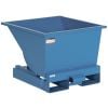 Tipcontainer åben. 150 l. RAL5019 Capri blue - 