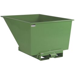 Tipcontainer åben. 900 l. RAL6032 Signal green - Tipcontainere