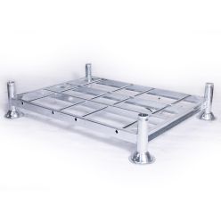 Transportramme, stabelbar. Lille ramme. 1500 kg. Ekskl. rør - Pallereoler