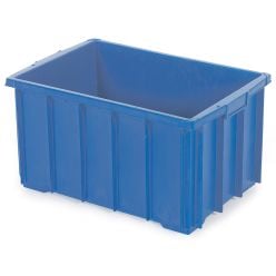 1/4 plastkasse / pallekasse. Blå - 