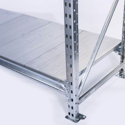 Lagerreol pladehylde i stål L1800 x D600 mm - Dele til lagerreoler