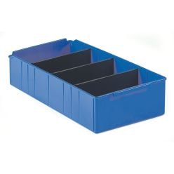 Lagerkassette. Blå. H135 x B300 x D515 mm - Plastkasser