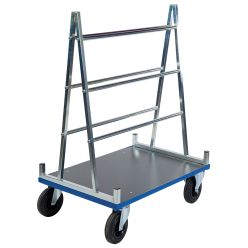 A-vogn til plader. Blå - Vogne