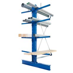 Grenreol 1 stamme - Let last. Dobbelsidet. H2500 x L1020 x D1420 mm - Grenreoler