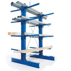 Grenreol 2 stammer - Let last. Dobbeltsidet. H3000 x L1100 x D1420 mm - Grenreoler